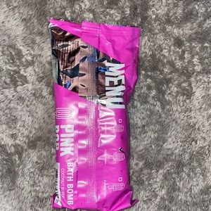 Pink popsicle bath bomb.